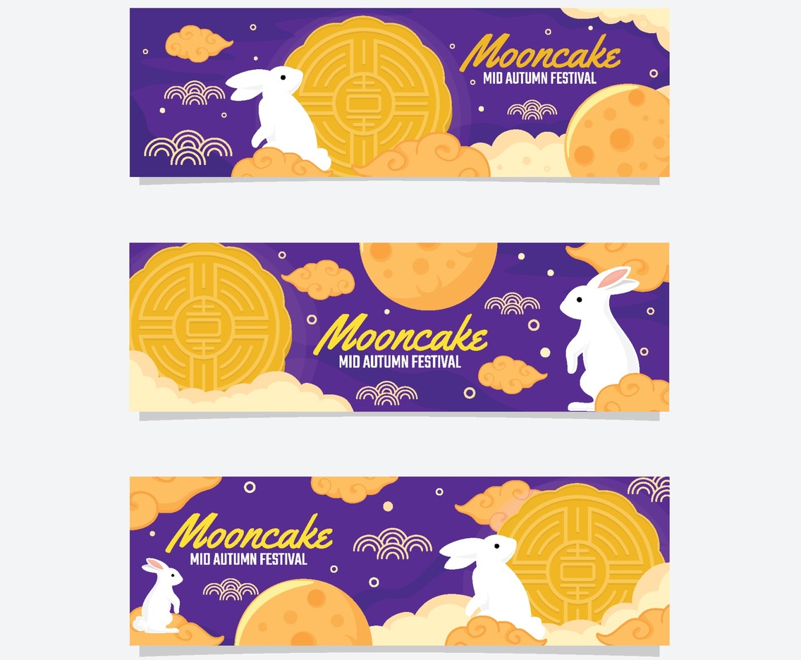 Mid Autumn Mooncake Festival Banner