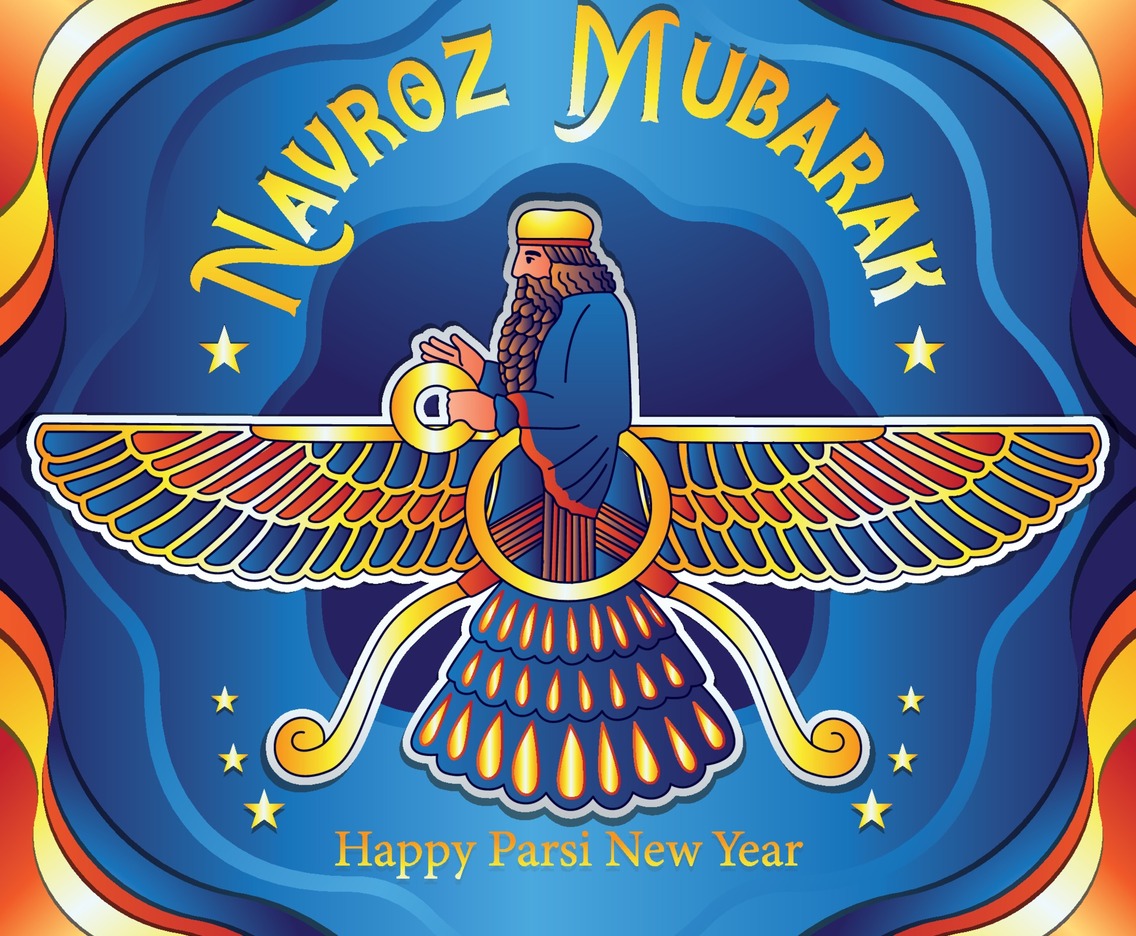 Happy Parsi New Year Concept