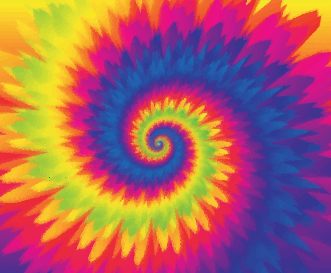 Colorful Tie Dye Rainbow Background
