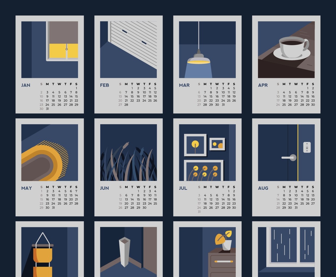 Calendar 2022 Minimalist Template