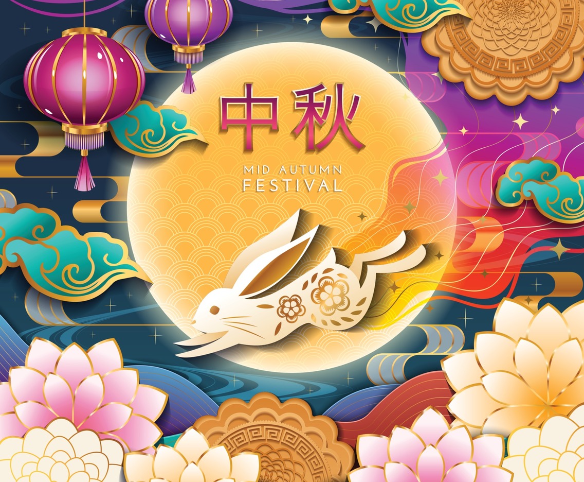 Mid Autumn Festival Greeting Concept