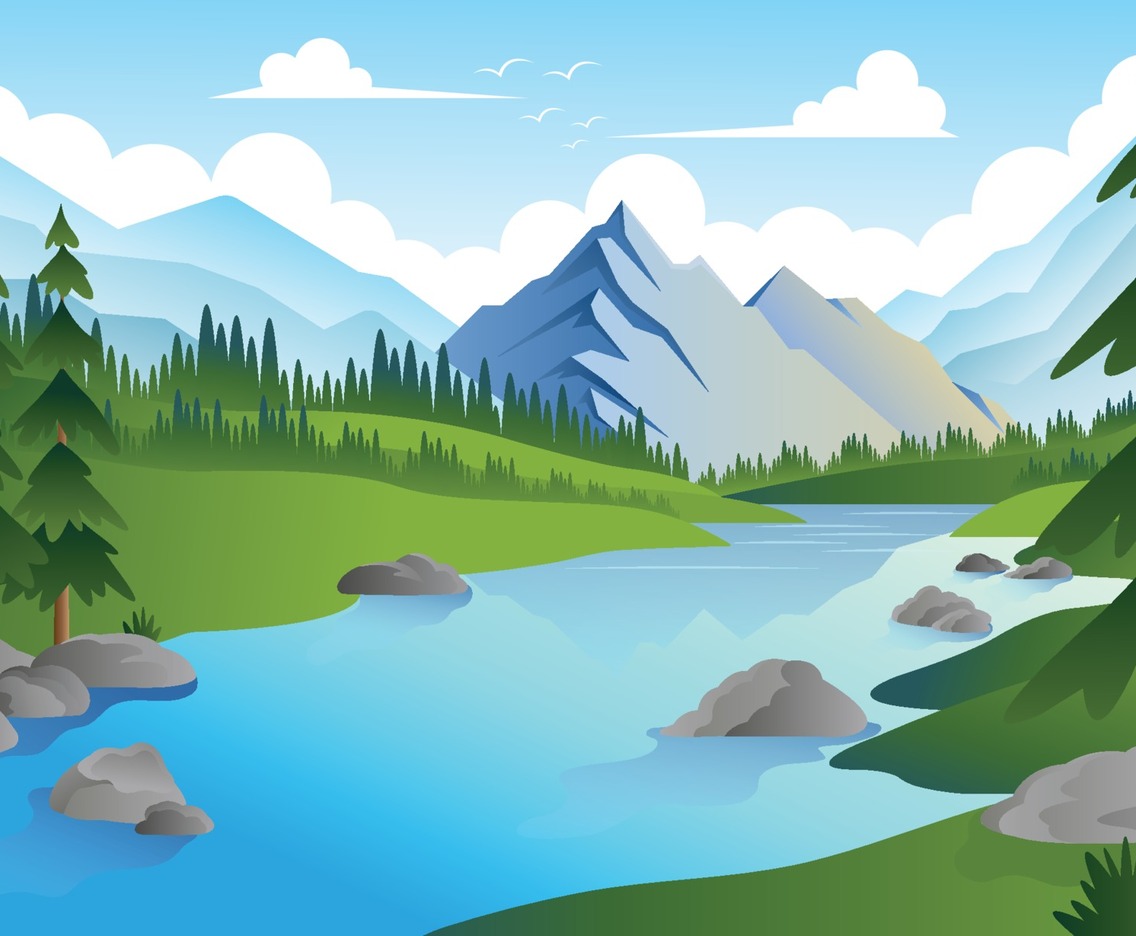 Nature Mountain Scenery Background