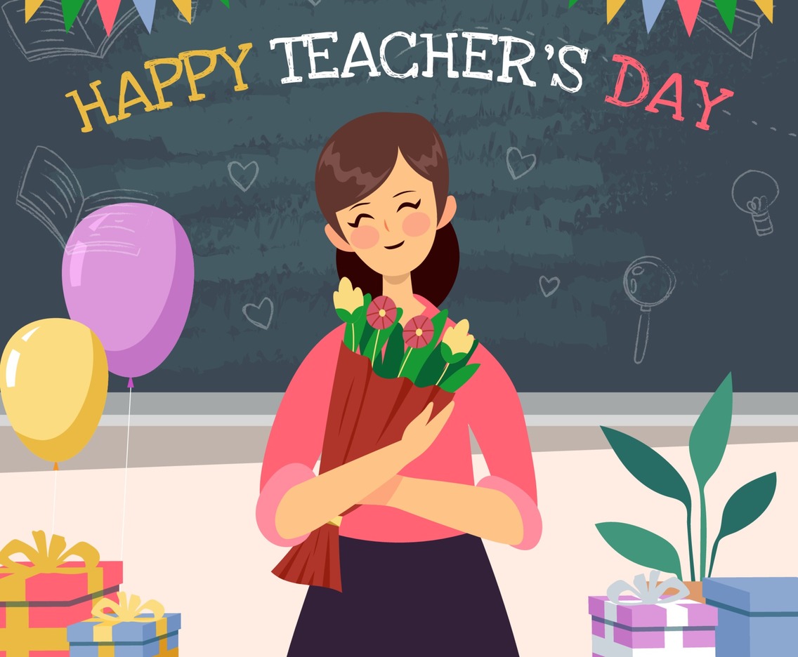 Happy Teachers Day Concept