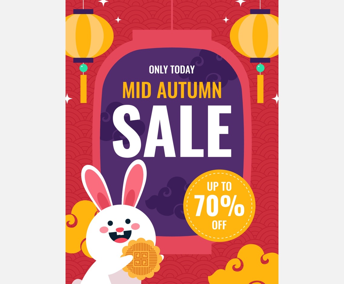 Mid Autumn Sale Poster