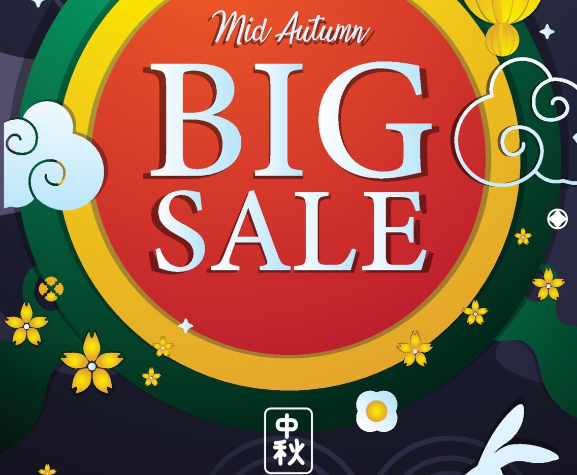 Mid Autumn Festival Sale Concept