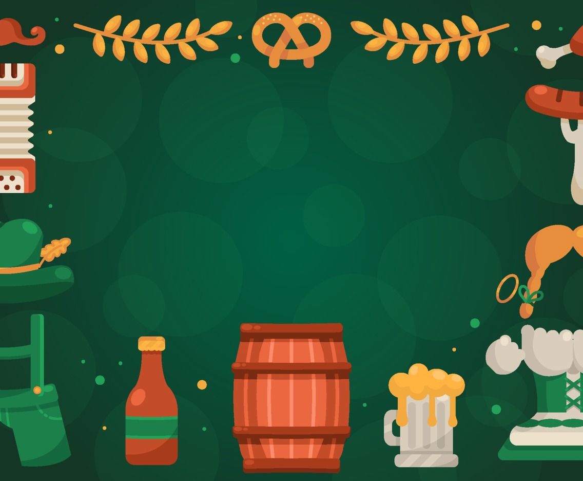 Background of Oktoberfest Elements