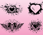 Grunge Hearts Designs