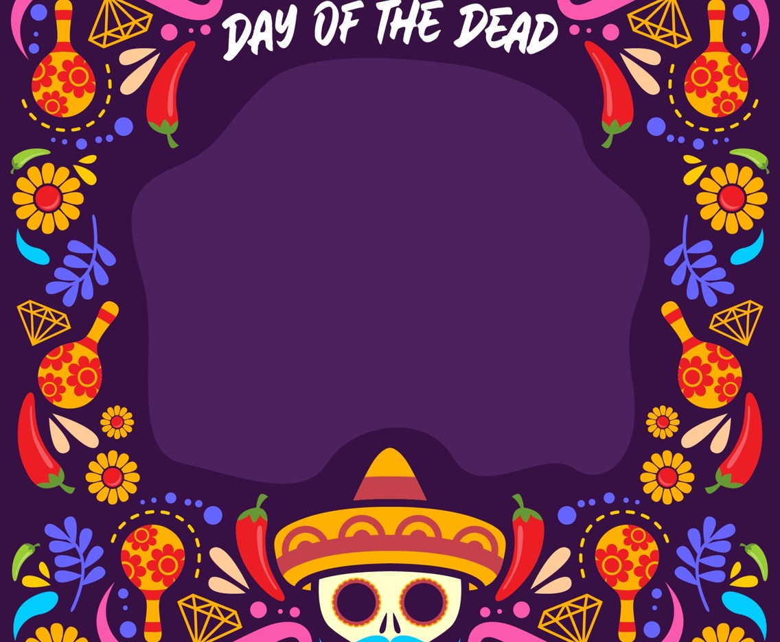 Day of The Dead Festival Background