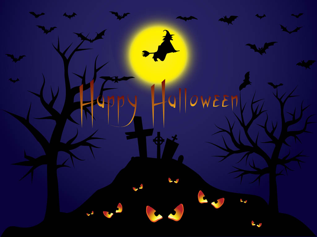 Halloween Witch Background