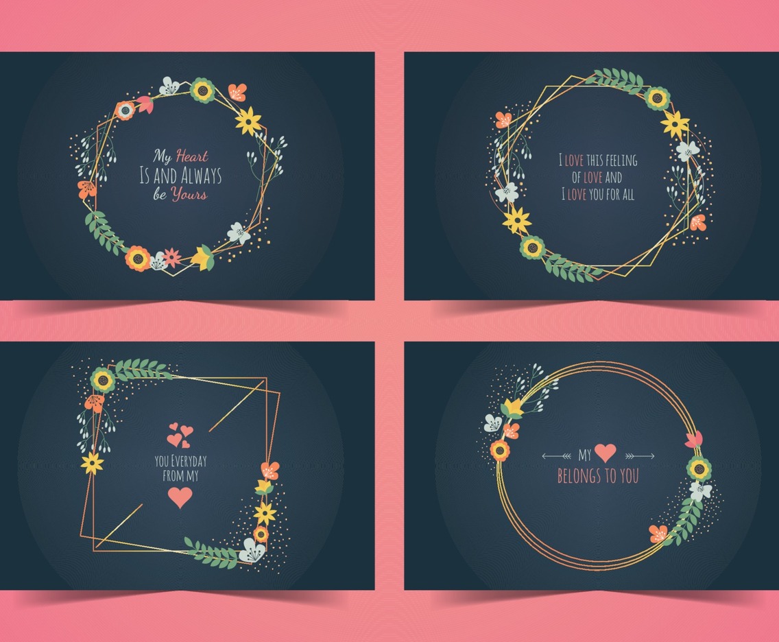Flower Wreath Arrangement Collection