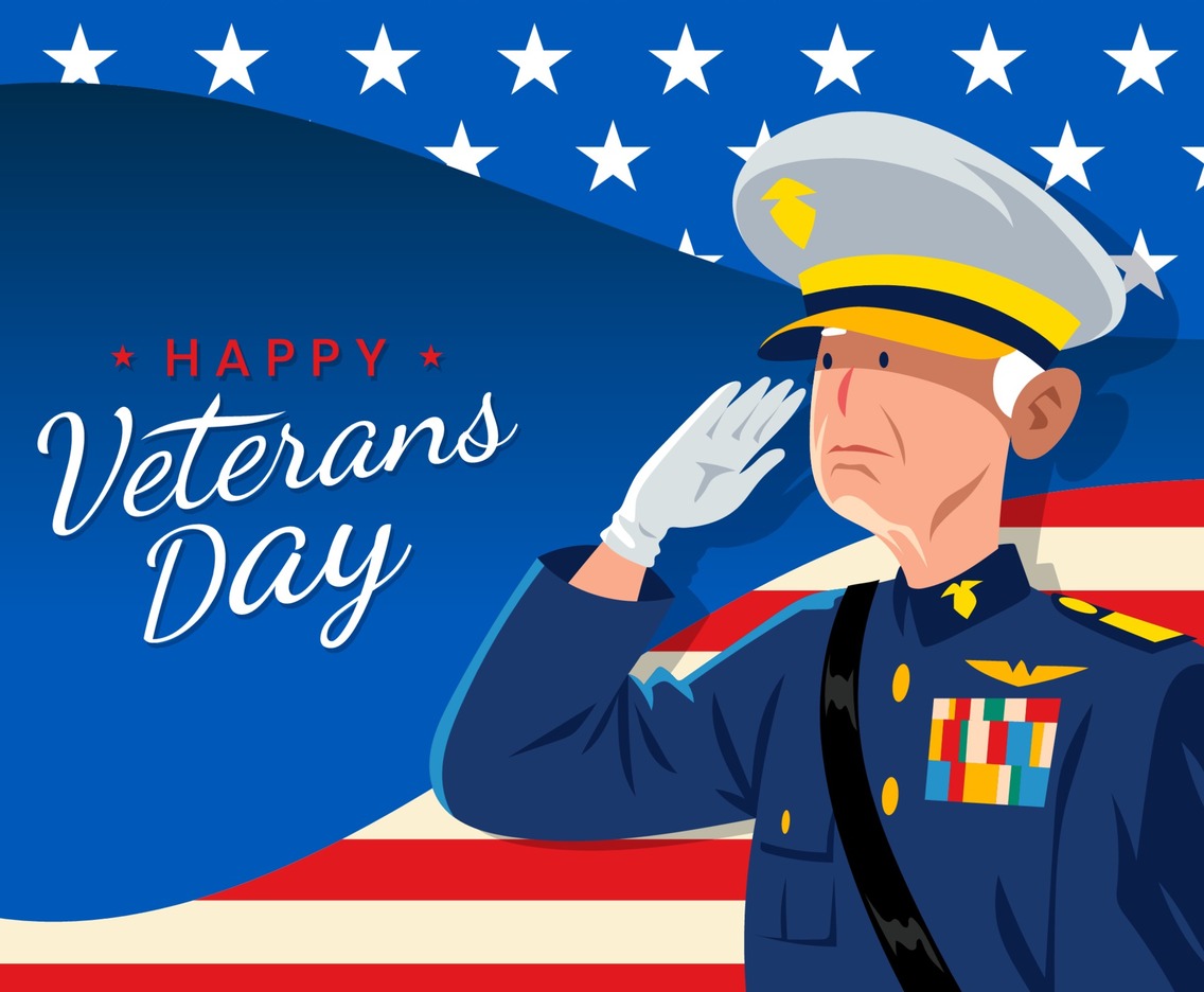 Happy Veterans Day Concept