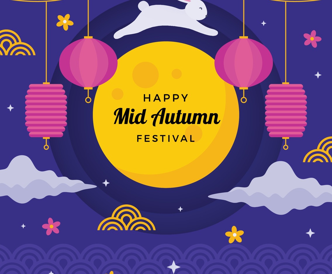 Happy Mid Autumn Festival Background