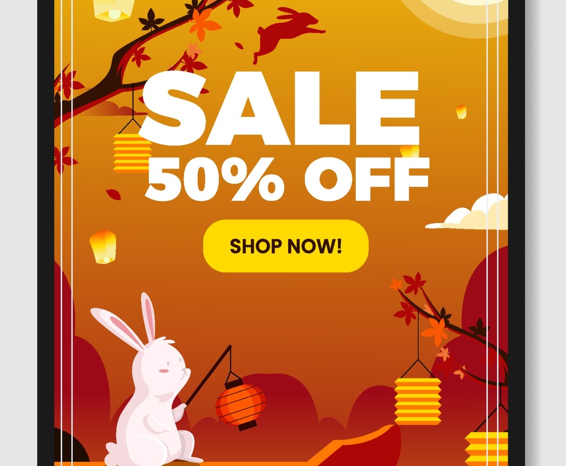Mid Autumn sale poster