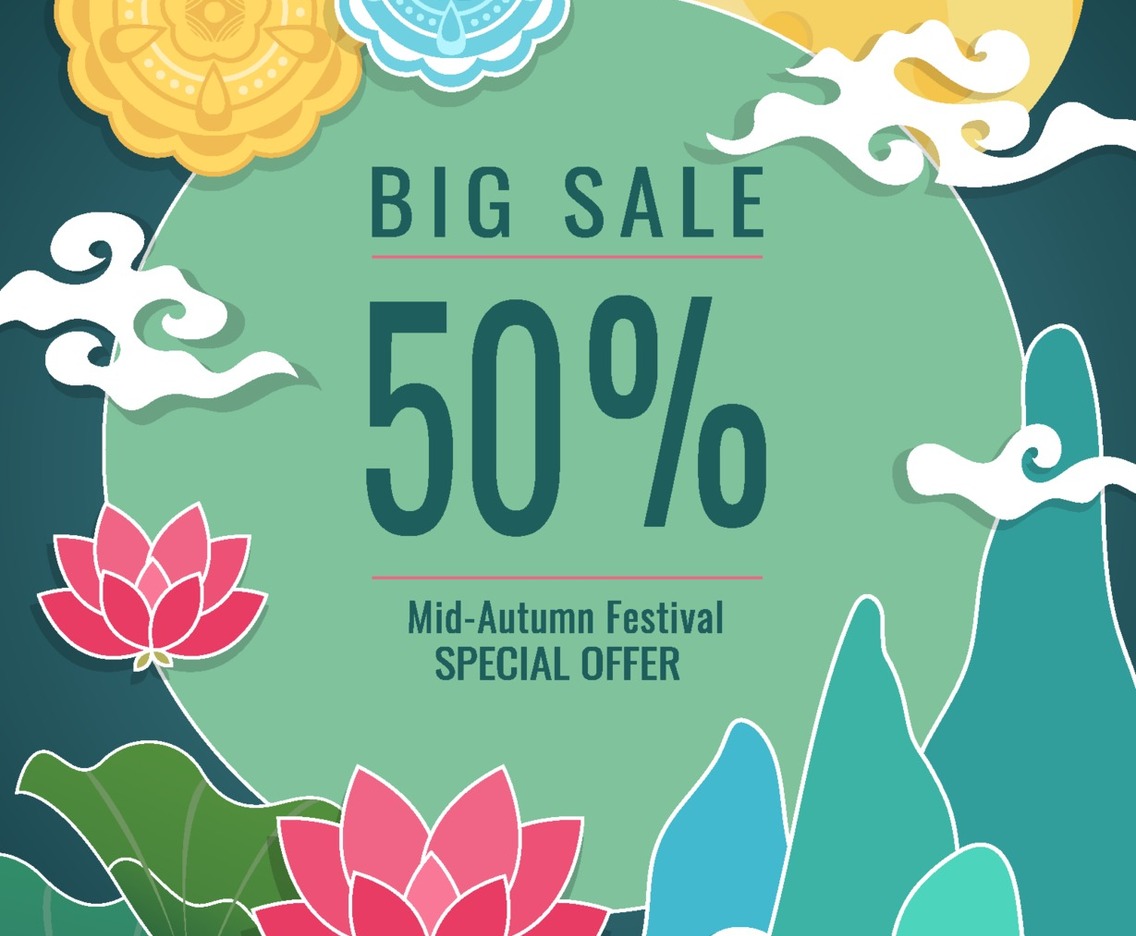 Mid Autumn Festival Sale Poster
