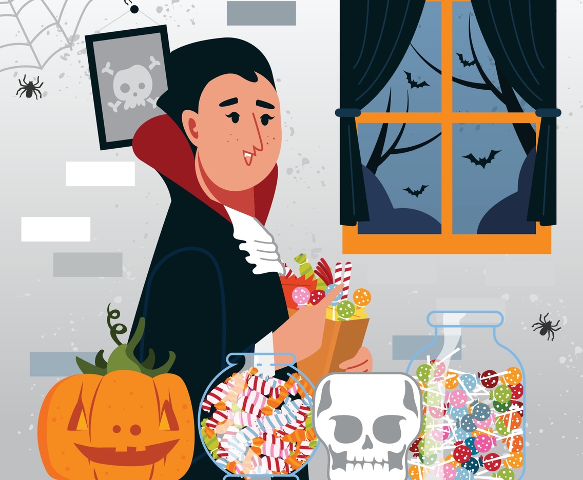 Happy Halloween Preparation Cocnept