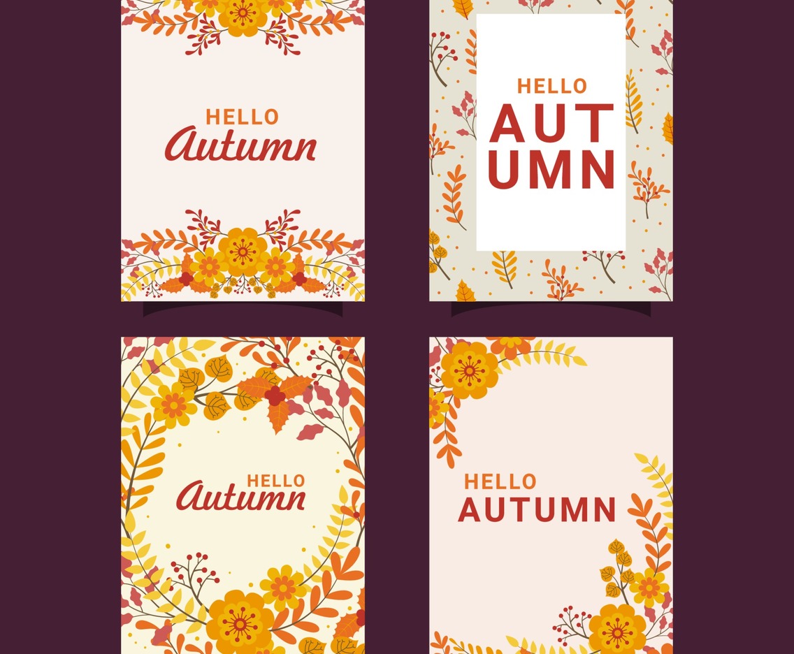 Autumn Card Concept