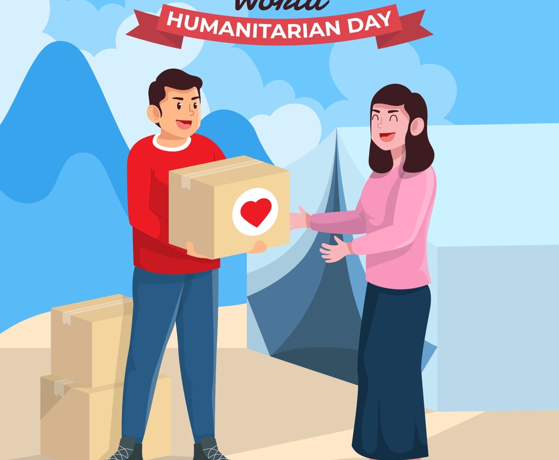 Man Donation for Humanity