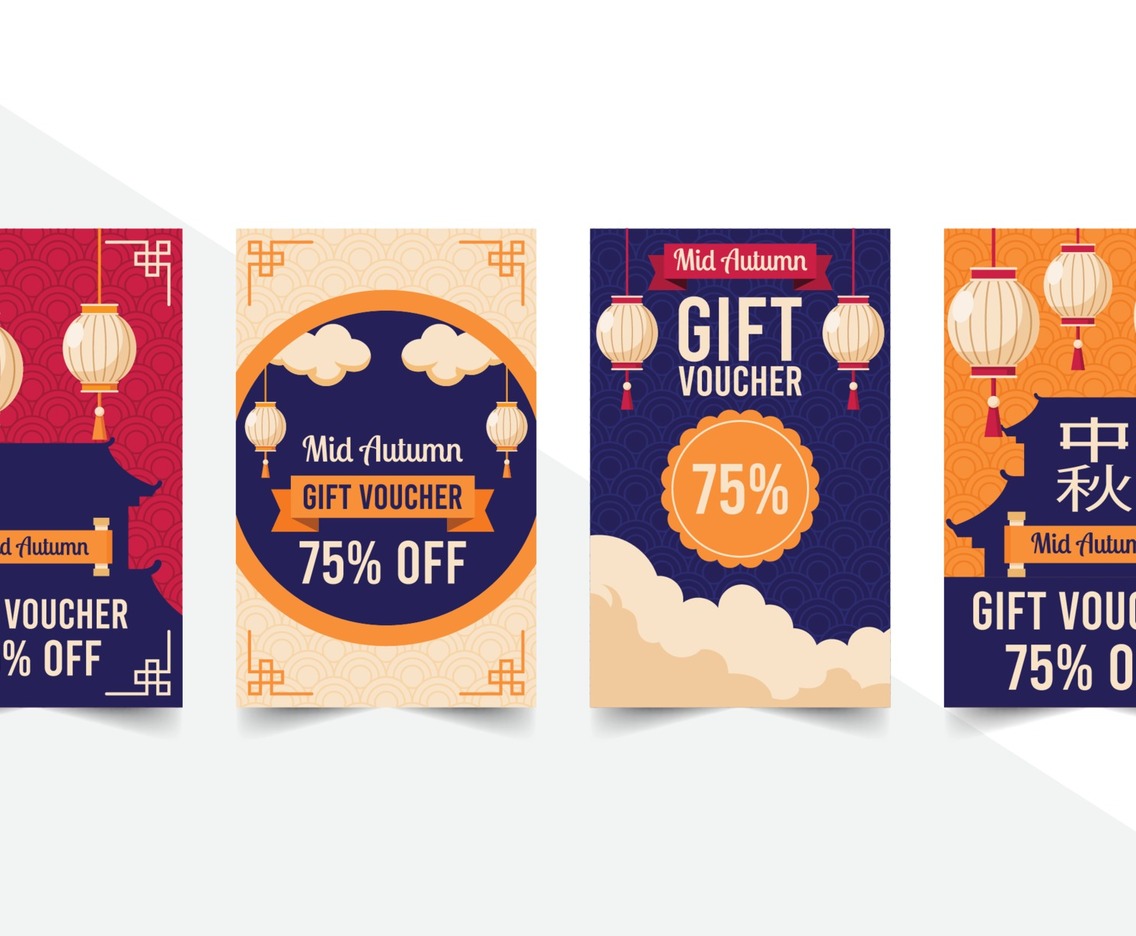 Mid Autumn Gift Card Set