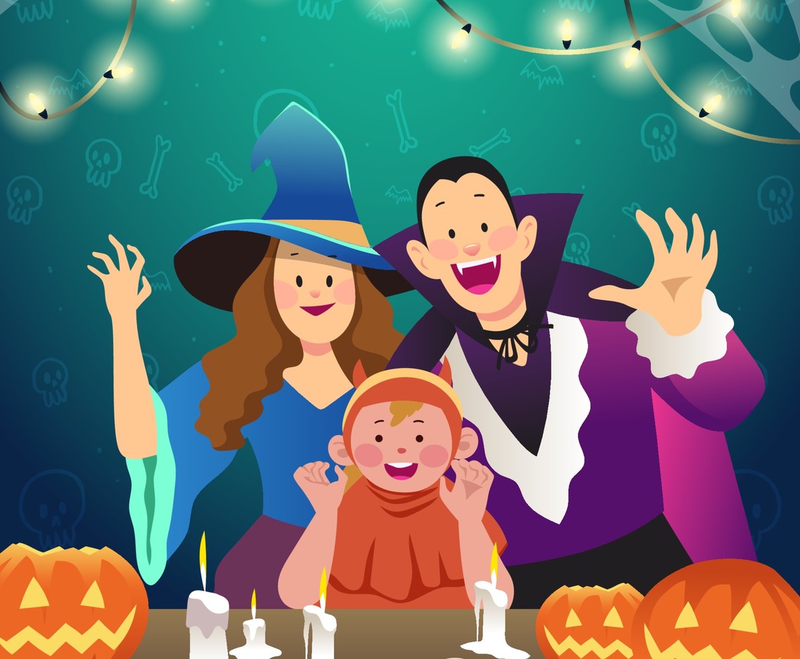 Halloween Party with Family
