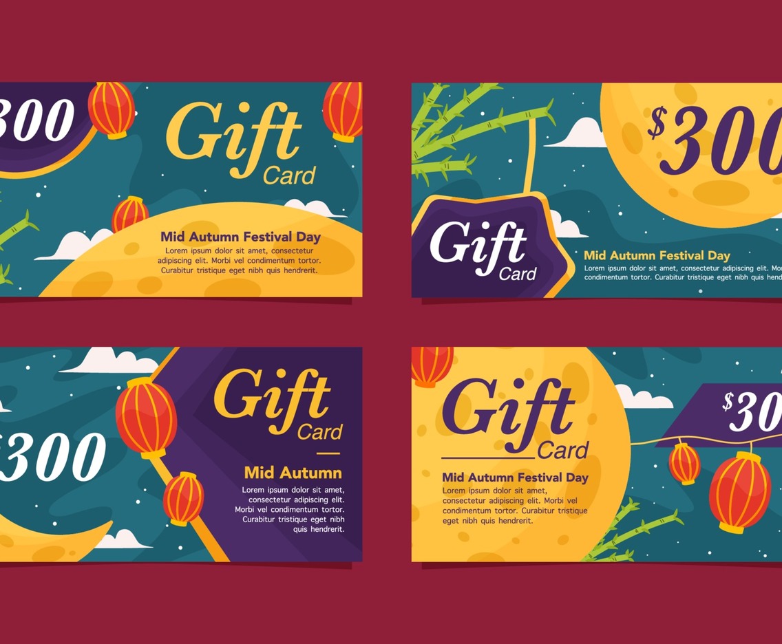 Mid Autumn Gift Card Festival