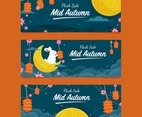 Flash Sale Banner  for Mid Autumn Festival