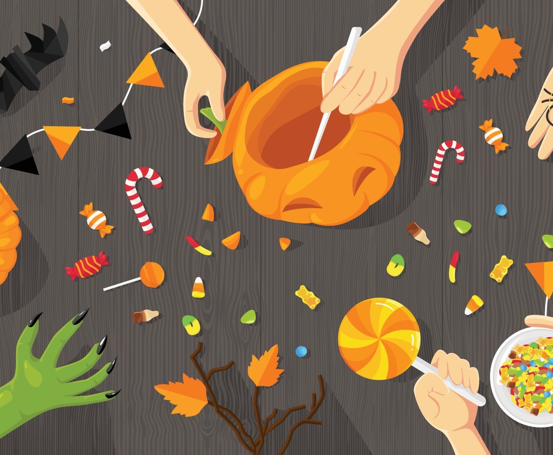 Preparation for Halloween Party