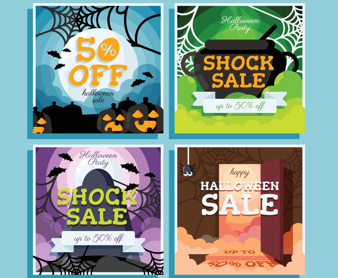Halloween Sale Social Media