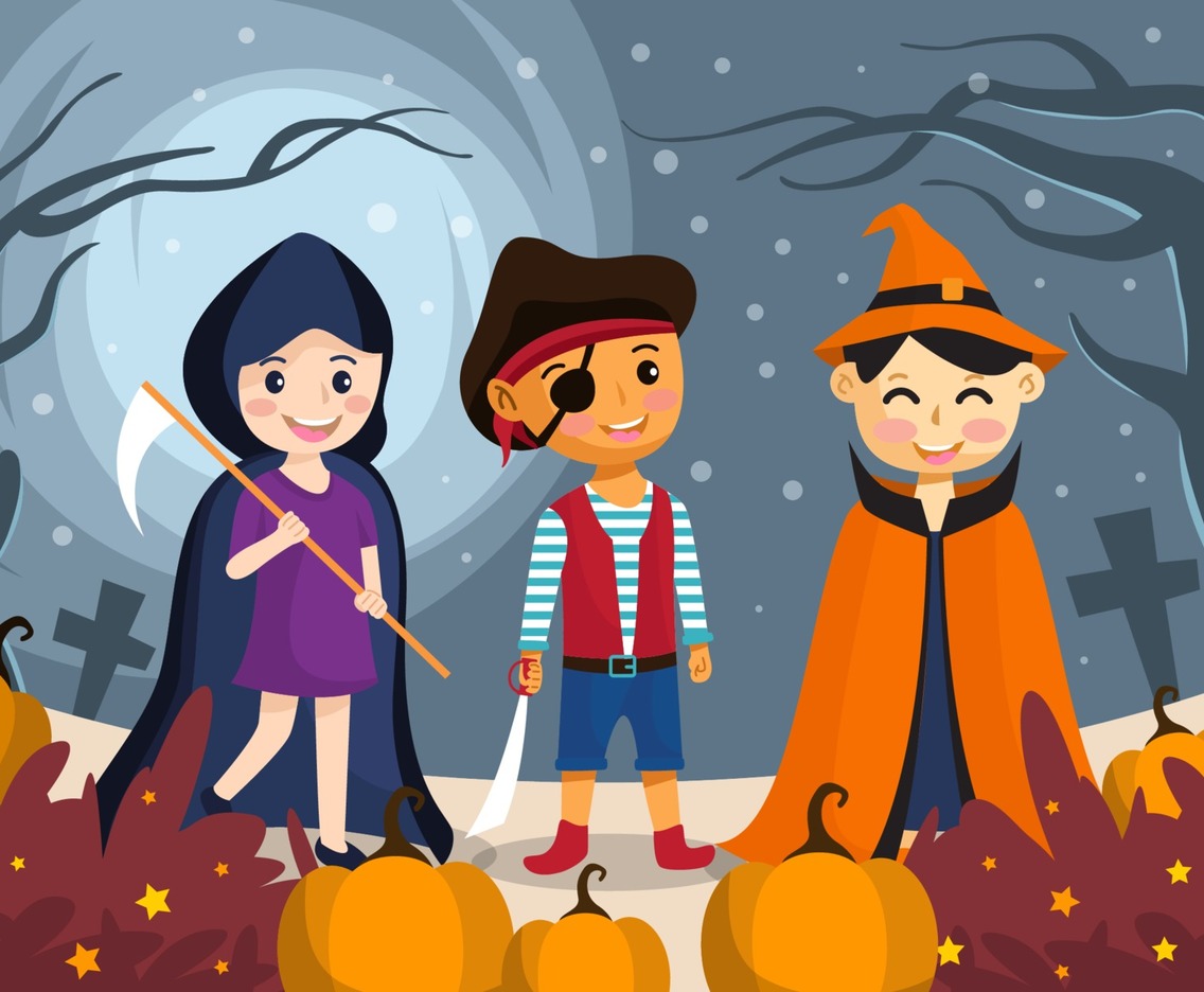 Celebration of Halloween Festivity Concept