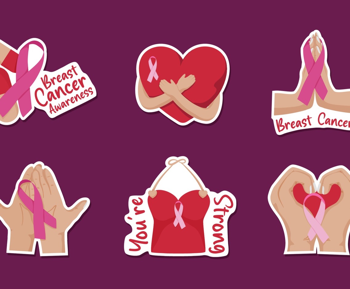 Breast Cancer Sticker Pack