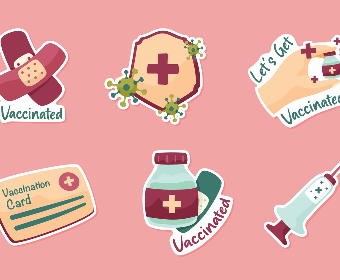 Let's Get Vaccinated Sticker Pack