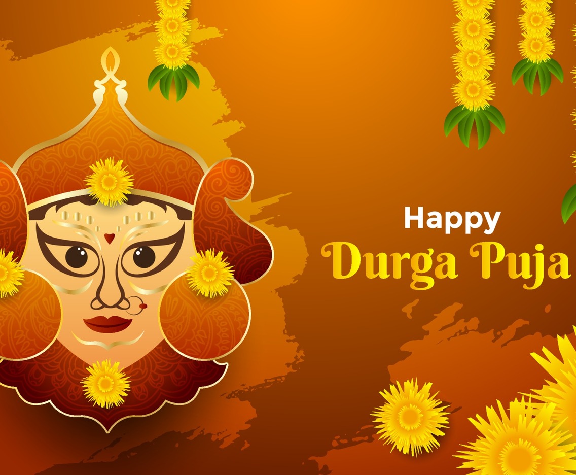Happy Durga Puja Background