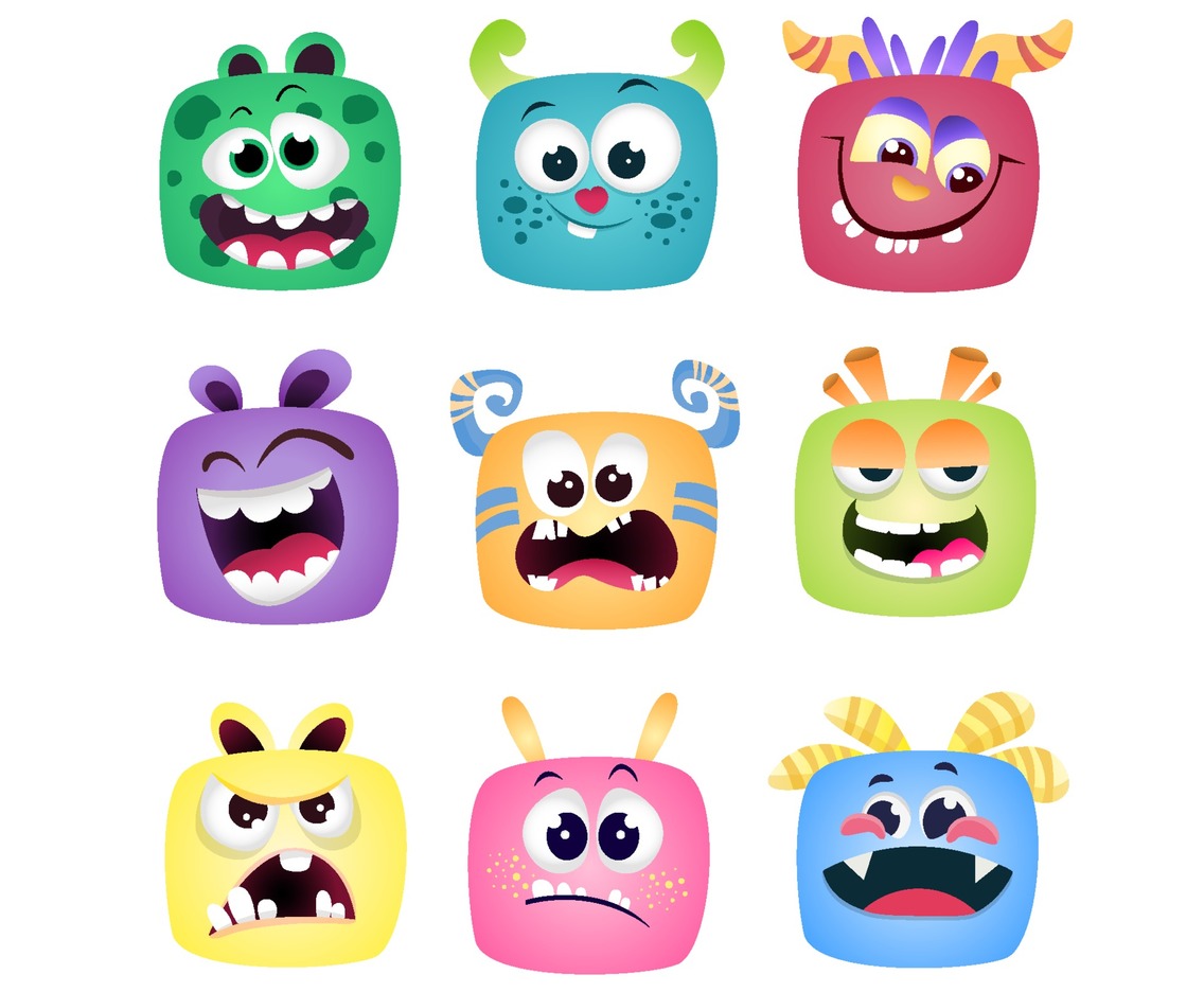 Halloween Monster Character Icon