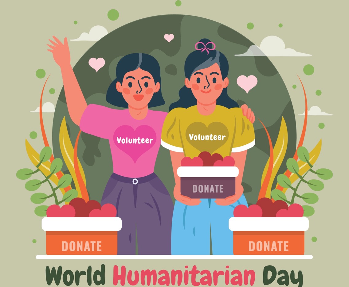World Humanitarian Day Background Template