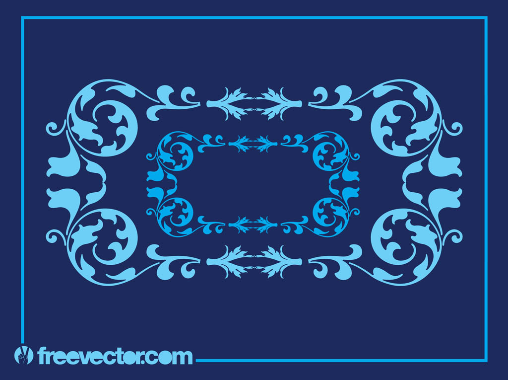 Vintage Floral Frame Vector