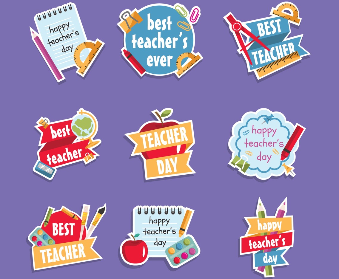 Teacher's Day Appreciation Sticker Pack