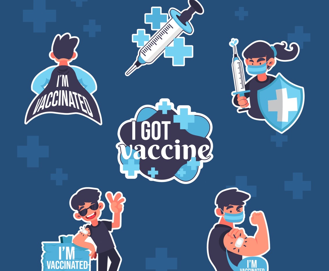 Proud after Vaccine Sticker Pack