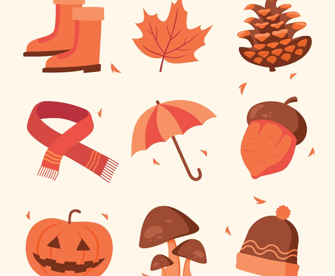 Autumn Elements Icon Set