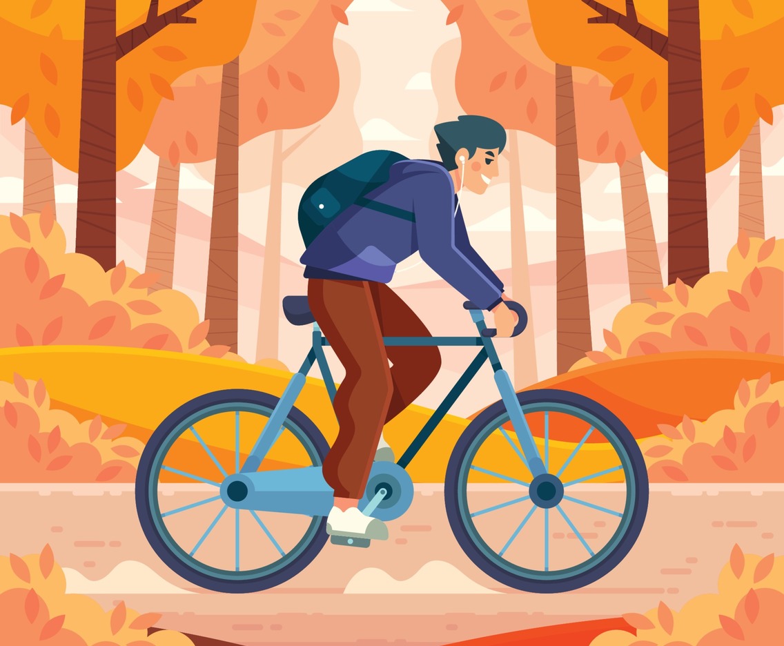 Biking Activity in Autumn