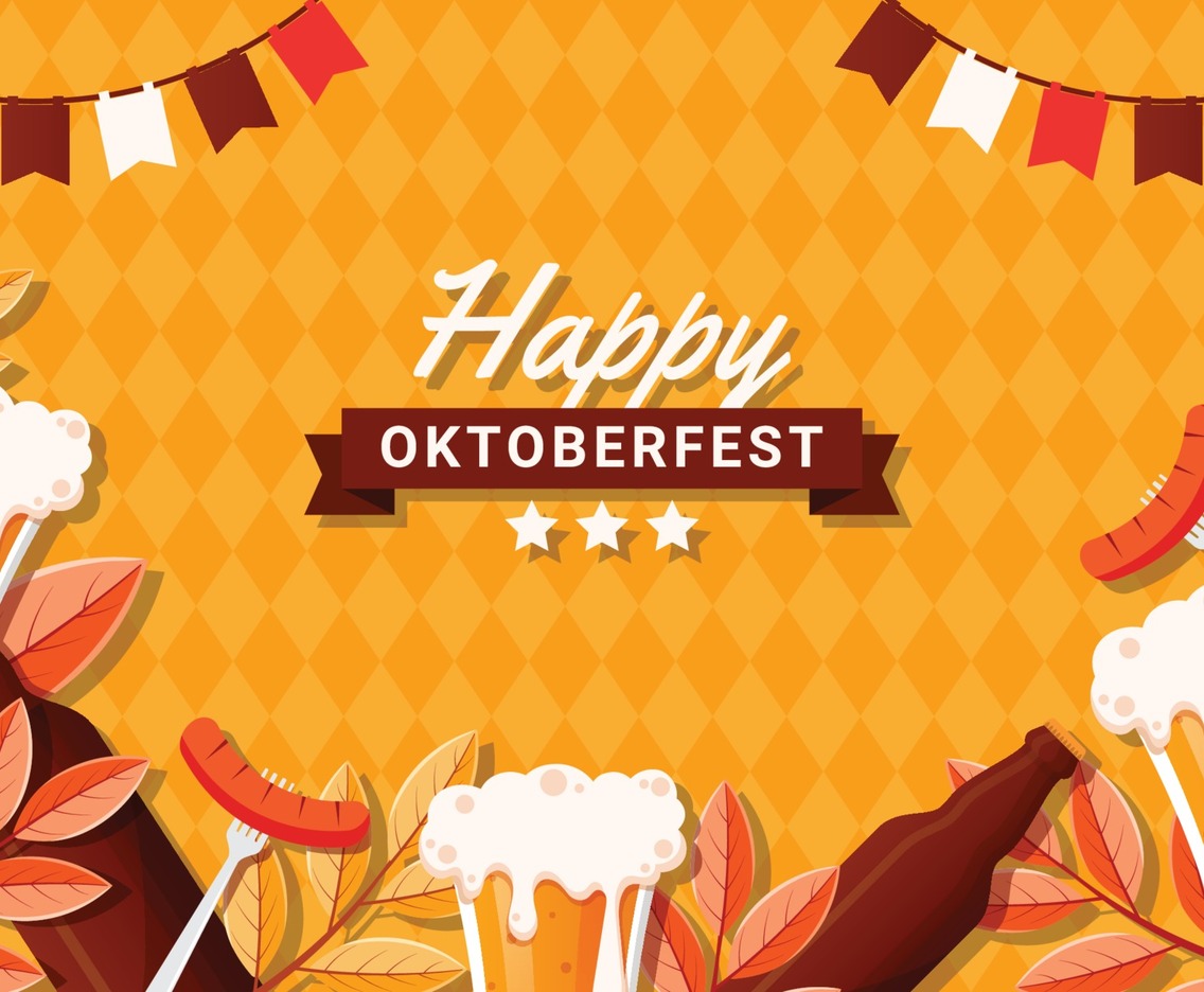 Flat Oktoberfest Background