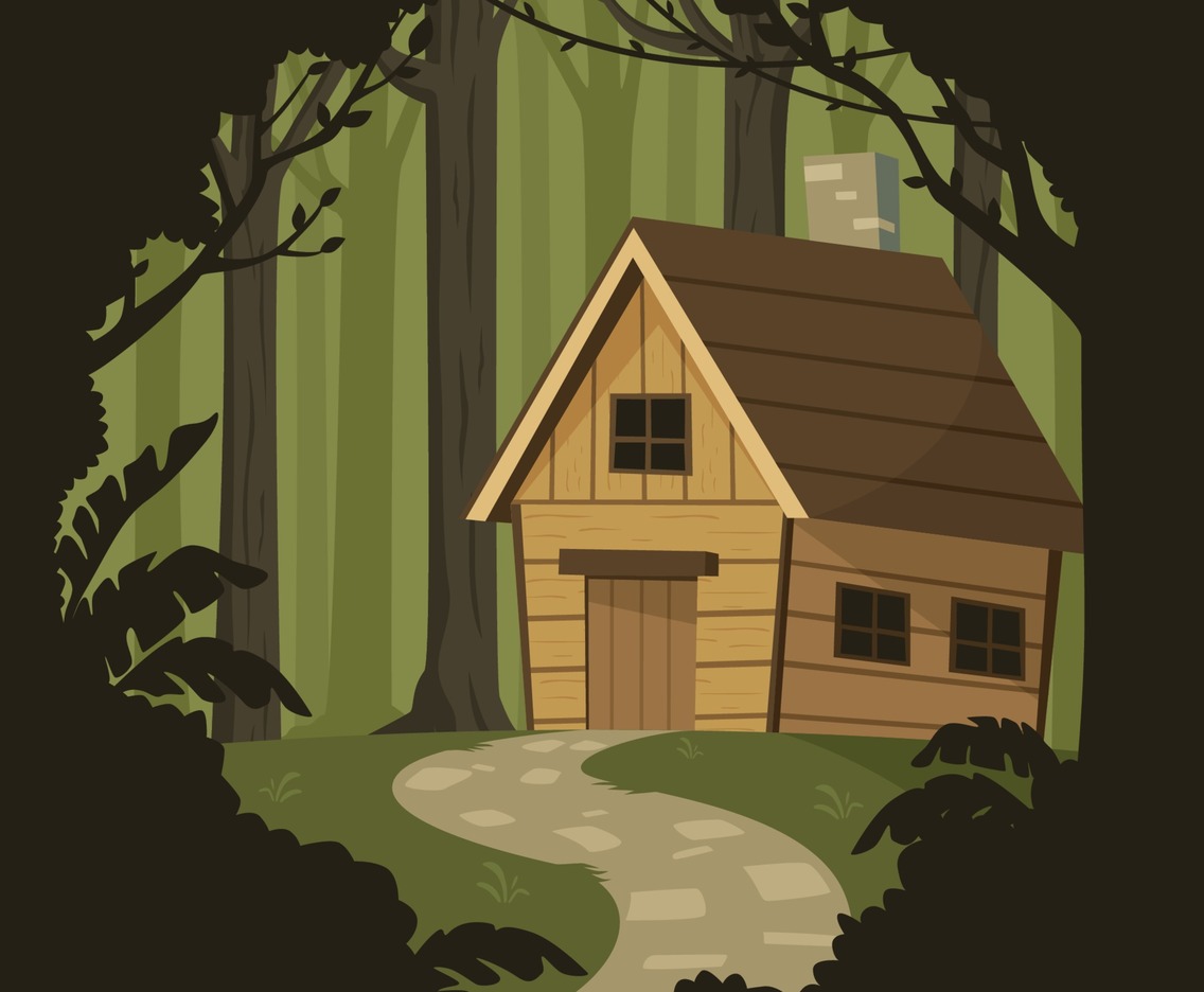Cabin in the Deep Forest