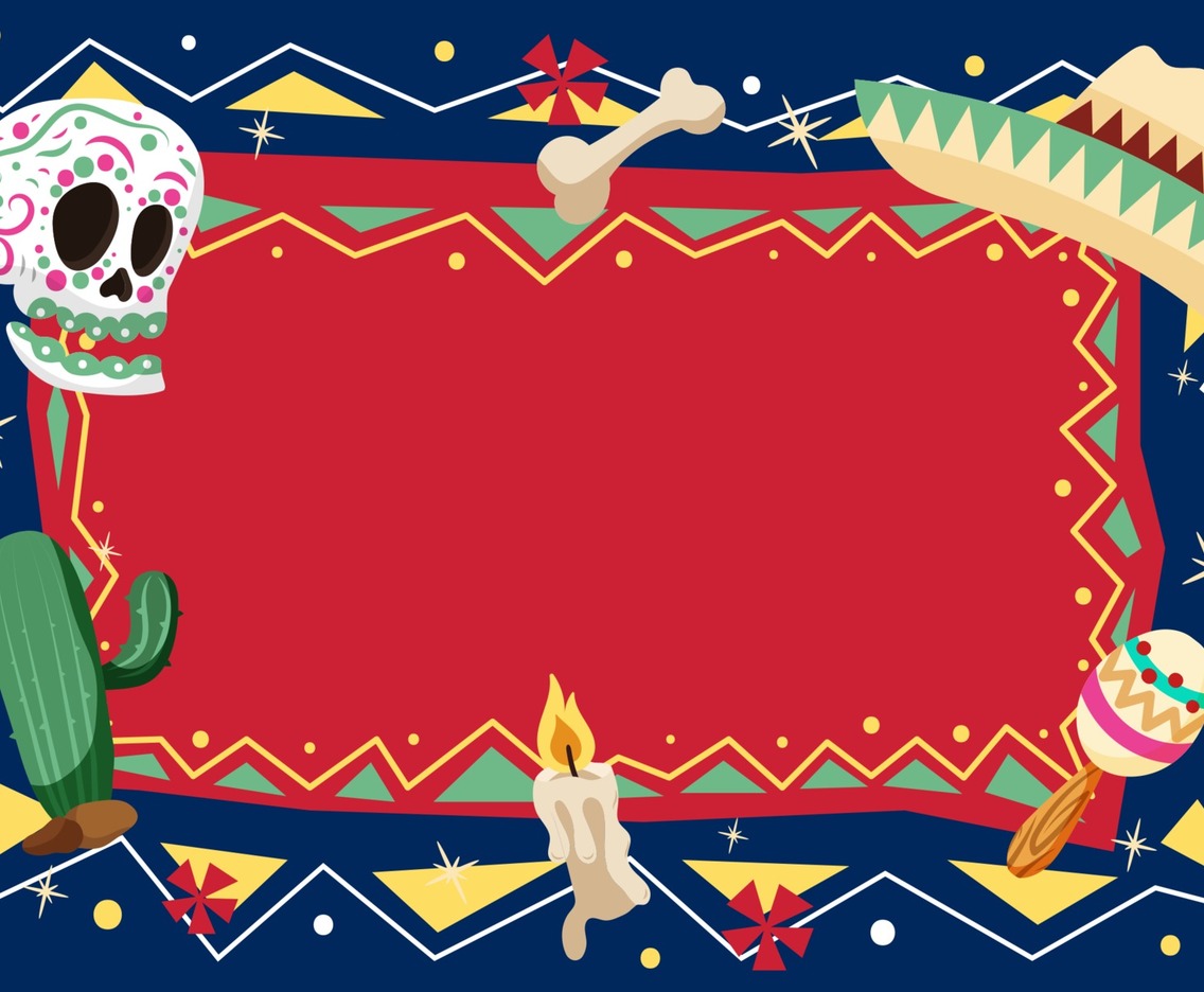 Dia De Los Muertos Festival Background Concept