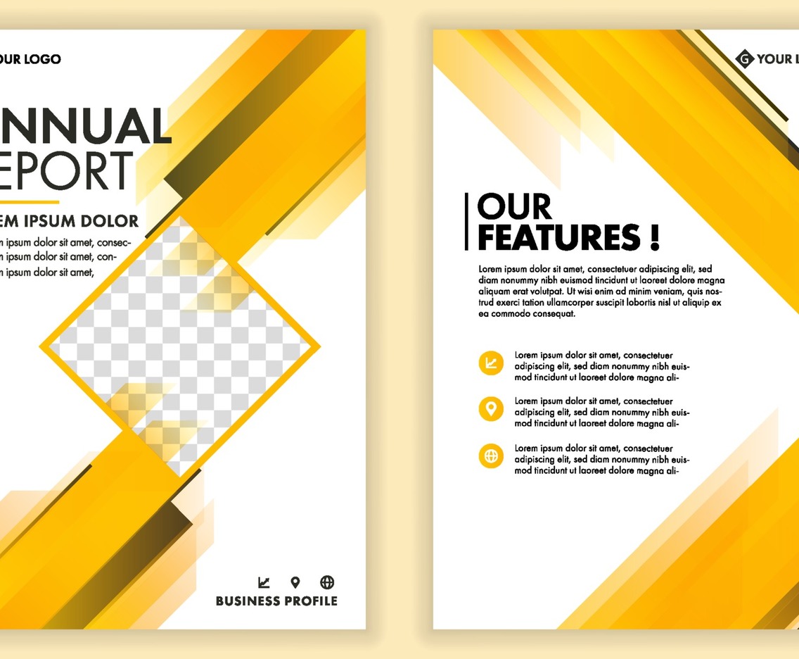 Annual Report Template Design