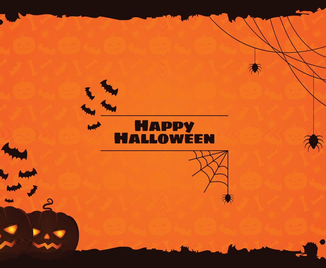 Spooky Halloween Silhouette Background