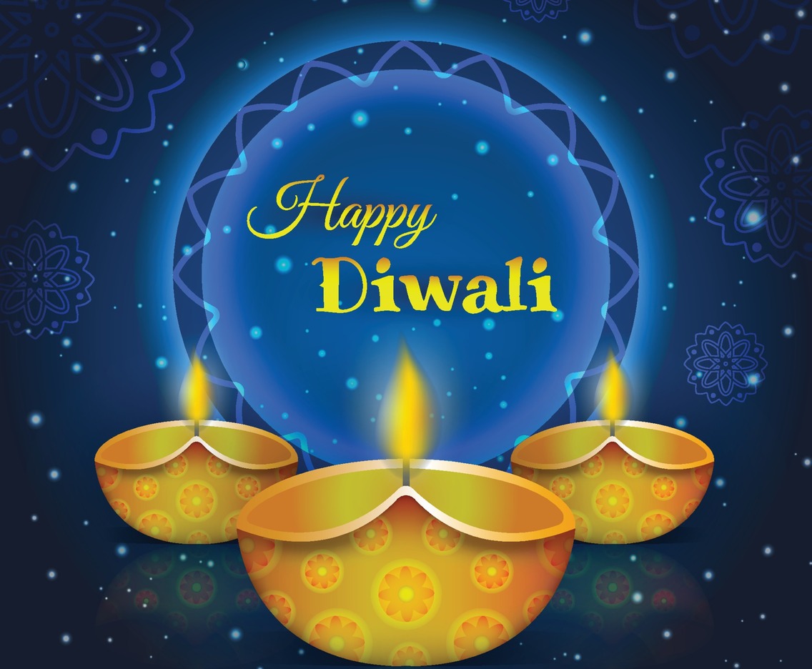 Happy Diwali Background Template