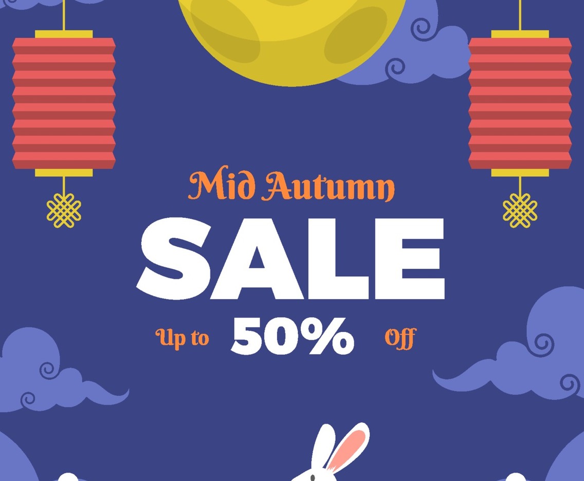 Mid Autumn Sale Poster