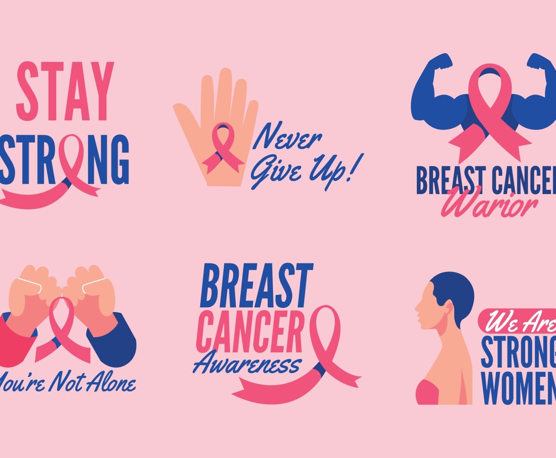 Breast Cancer Stickers Collection