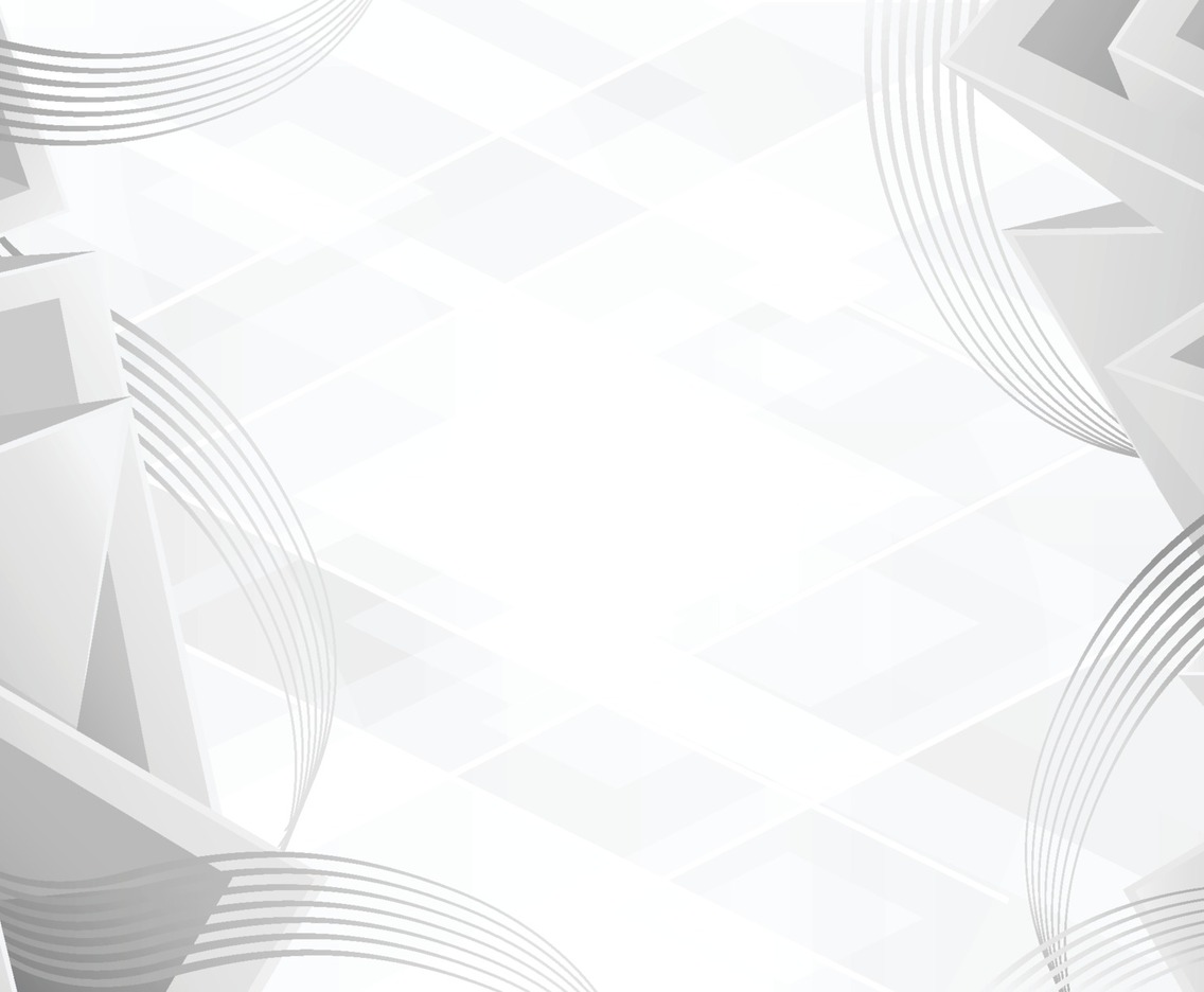 White Futuristic 3D Shapes Background