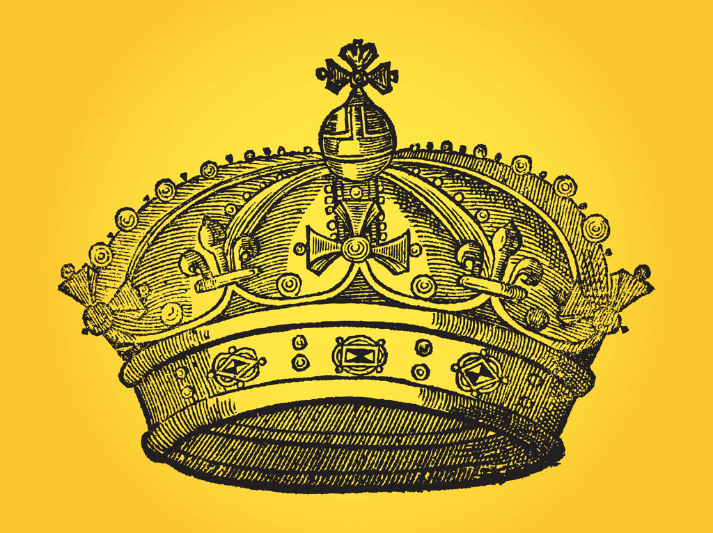 Hand Drawn Crown Vector Art & Graphics | freevector.com