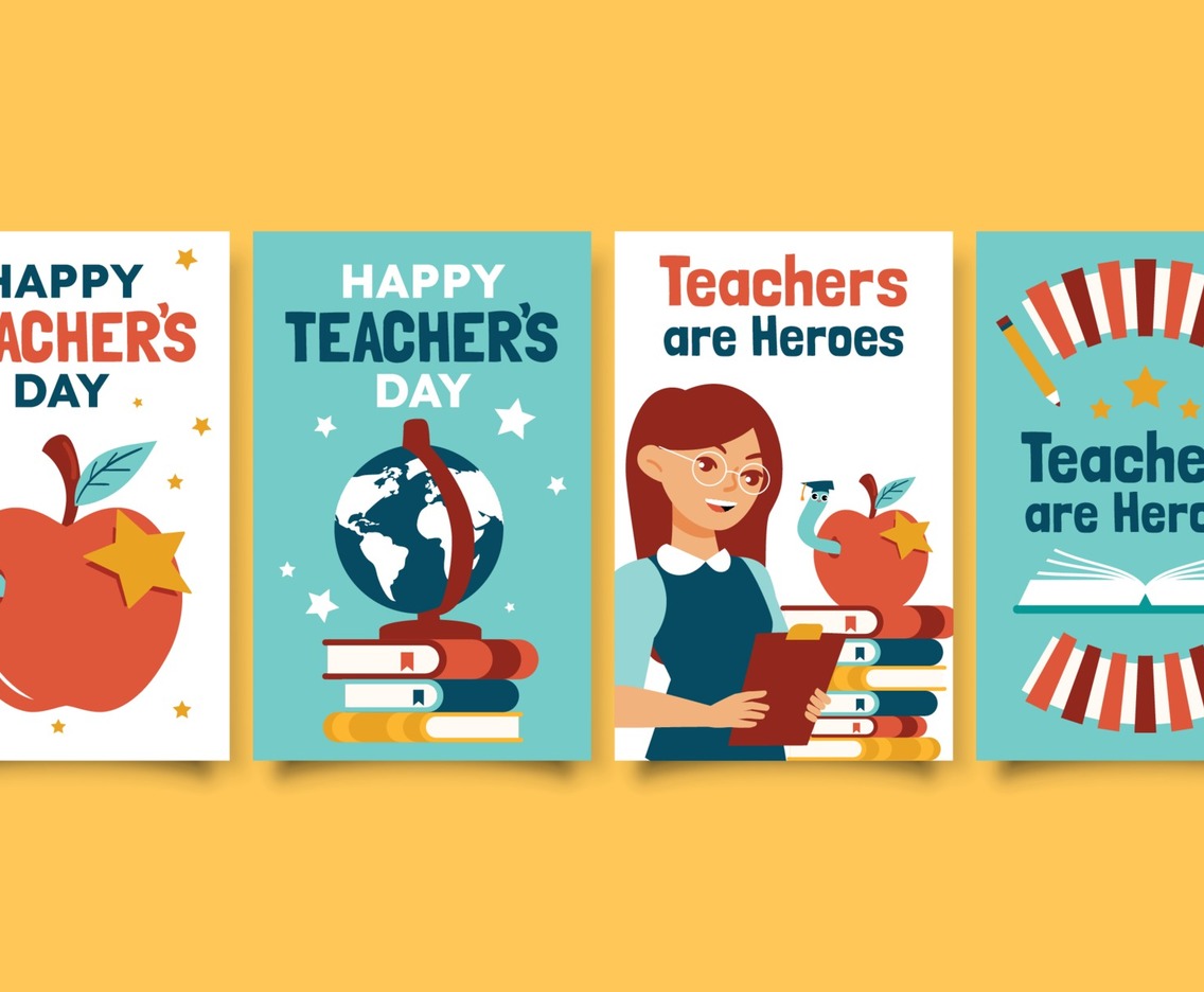 Happy Teacher's Day Card Collection
