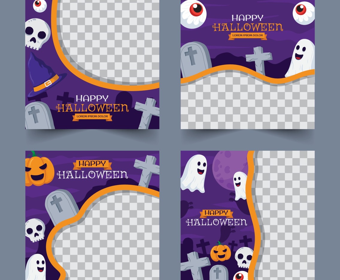 Halloween Social Media Post Template